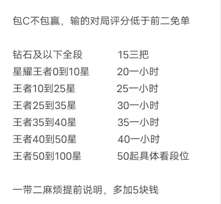 陪玩服务的费用是多少