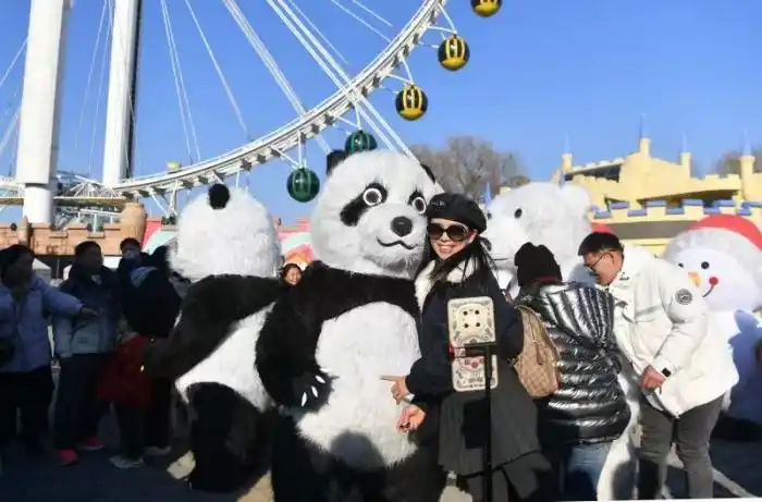 图记｜石景山游乐园年味儿浓
