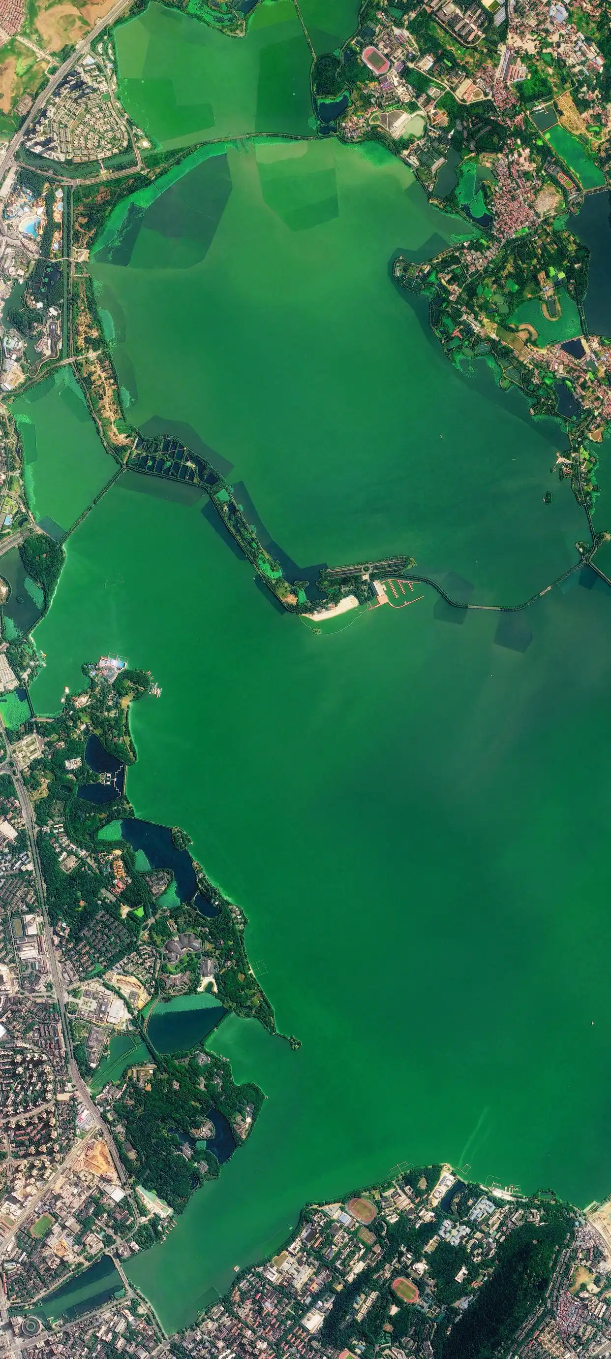 “五一”将至,从太空俯瞰全国八大网红景点