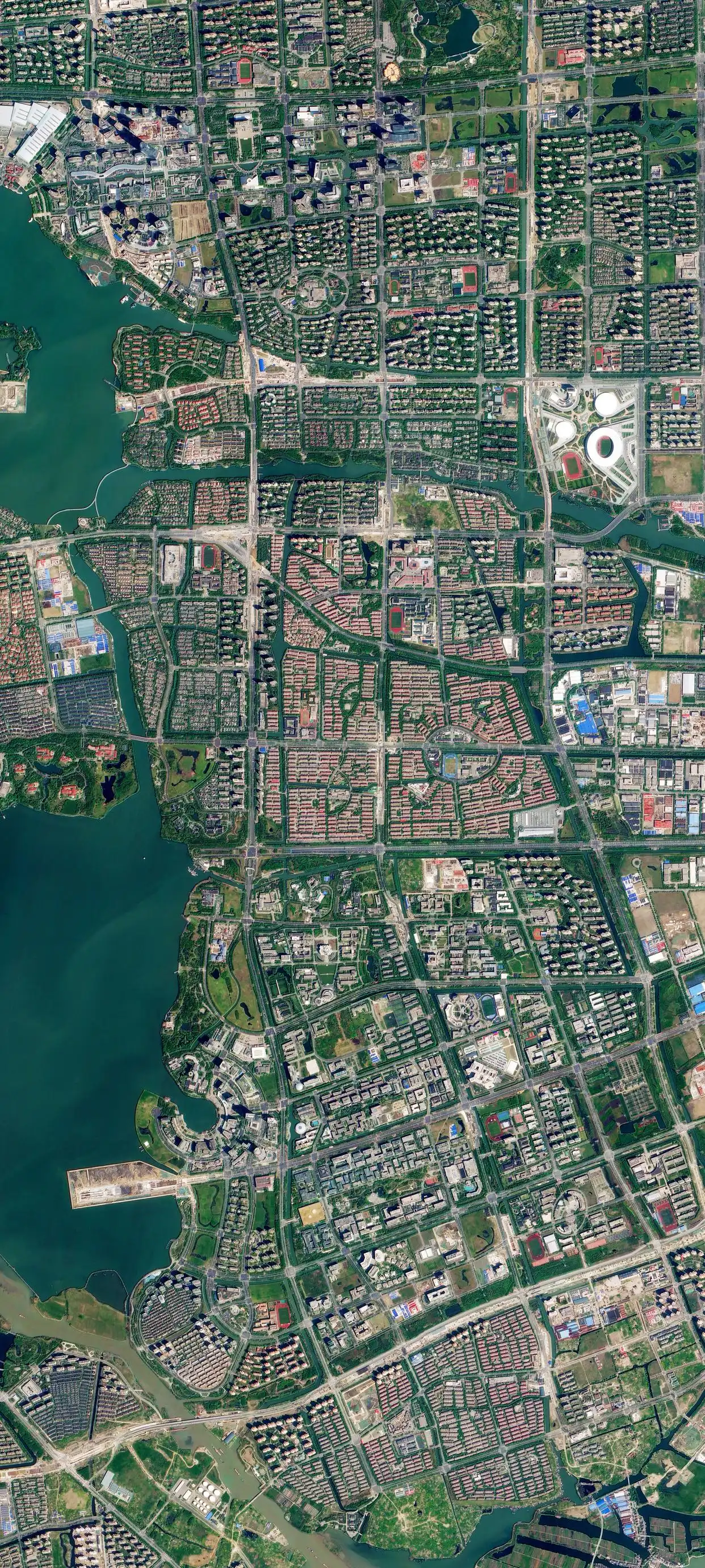 “五一”将至,从太空俯瞰全国八大网红景点