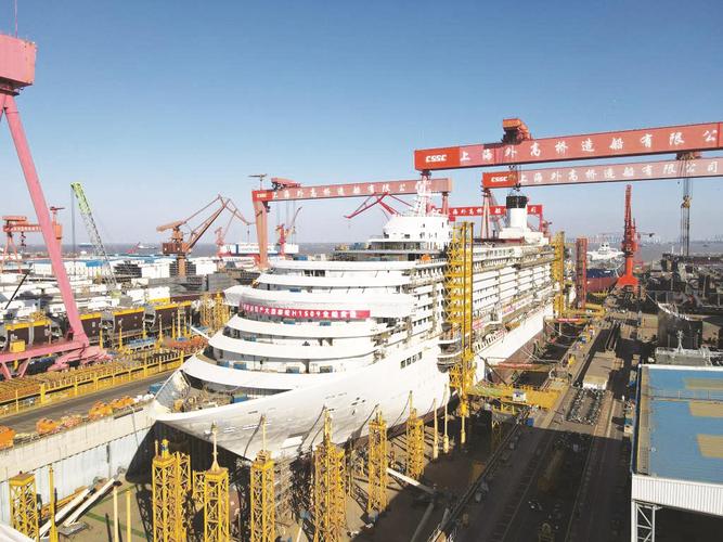 第二艘国产大型邮轮“爱达·花城号”计划3月中旬完成出坞