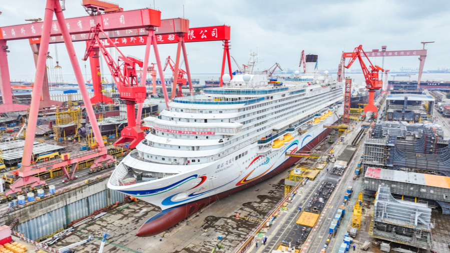 第二艘国产大型邮轮3月出坞，预计年底前交付