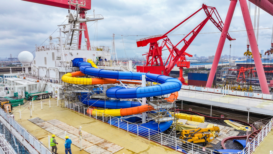 第二艘国产大型邮轮3月出坞，预计年底前交付