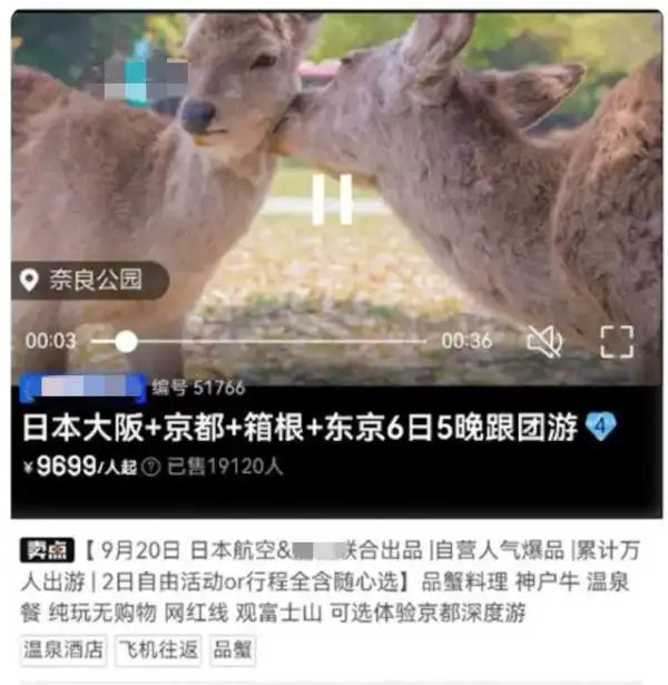 国庆出游日本热度第一？机票价格一夜大跌！有人已开始退团