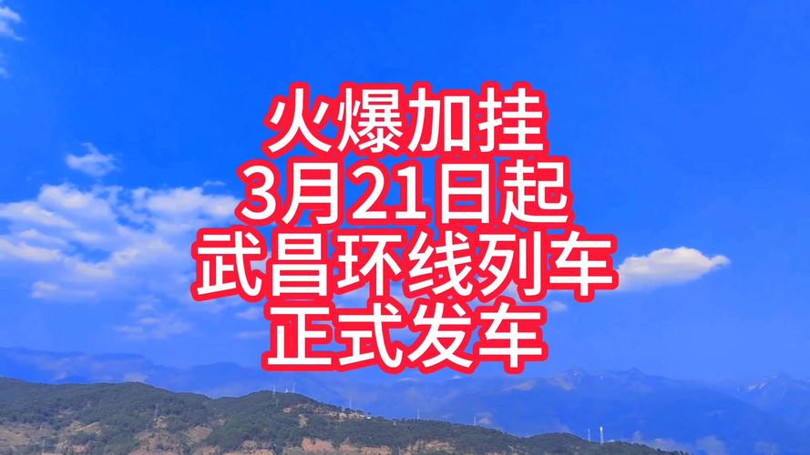 “武昌-武昌”环线列车今起开通