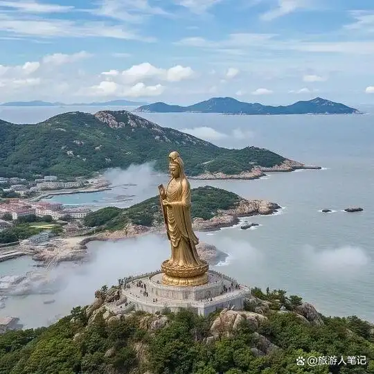 当五台山遇见普陀山,菩萨打架,谁赢了我的心?五台山的苍茫,普陀山的明媚