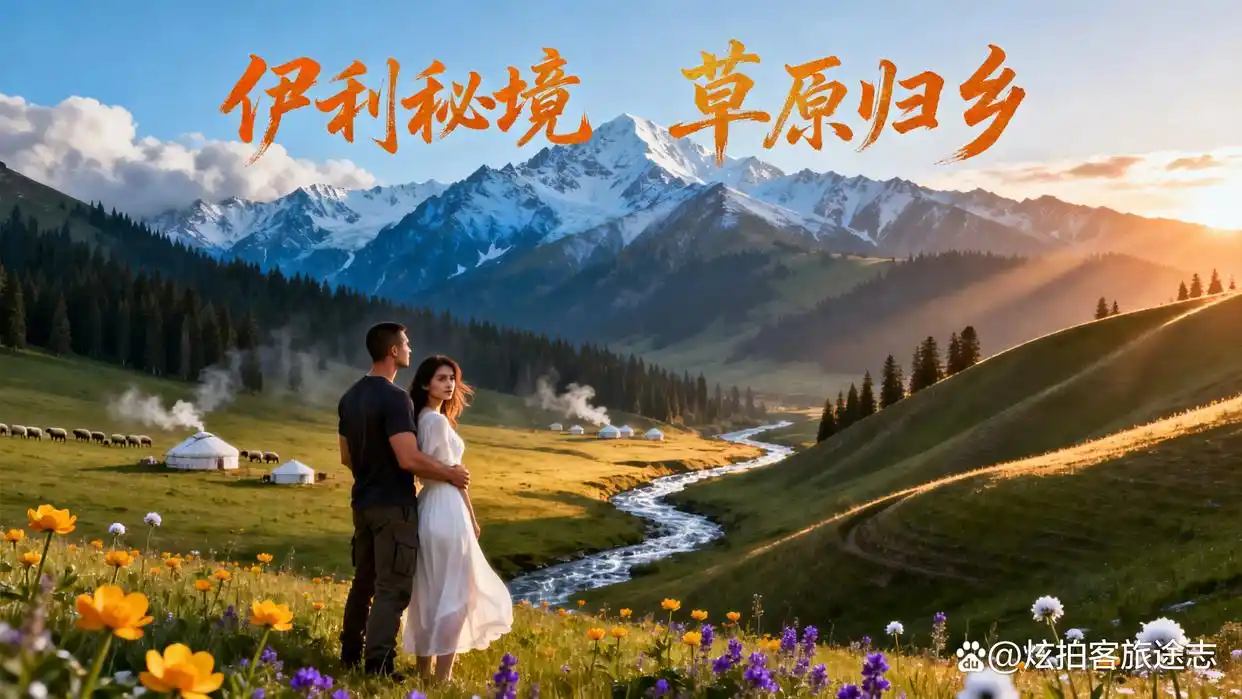 夏日伊犁秘境:四大草原各有风骨,这才是新疆的极致浪漫