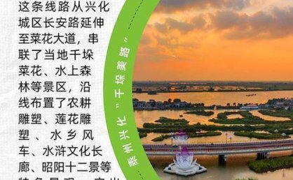 江苏省发布“最美农路”十大自驾游线路