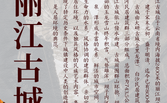 浪漫中国丨世界遗产图鉴：丽江古城