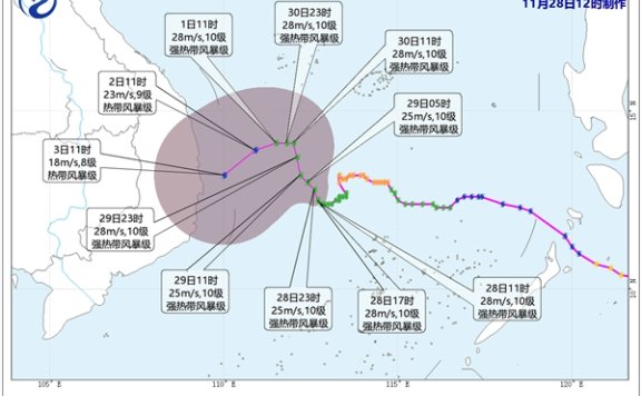 海南今明天以多云为主温差较大 南海大部海域有持续大风