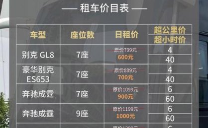 上海旅游包车价格是多少