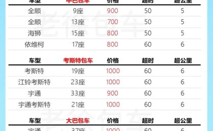 长春租车费用是多少