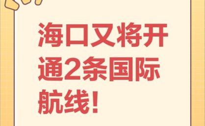 自贸港封关倒计时：海南航空计划12月21日起开通海口—河内国际航线