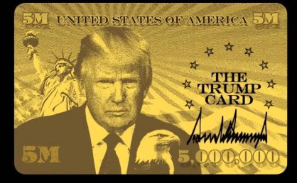 特朗普宣布启动“金卡”签证计划