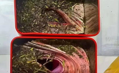 这茶叶送的，那叫一个厉害，只能能佩服了？