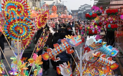 南京最浓郁的年味儿来了 夫子庙灯市开市