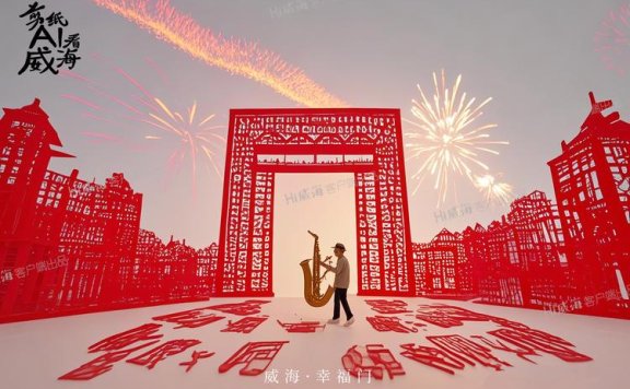 威海新春嘉年华引爆冬季旅游 艺术IP与非遗融合点亮海滨假期